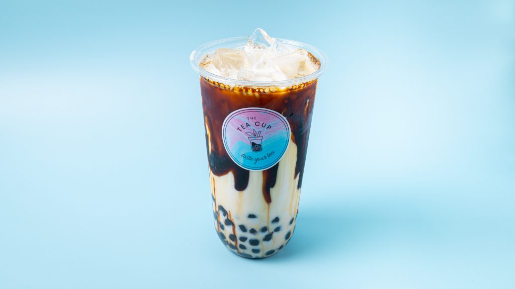 Brown Sugar Fresh Milk mit Tapioka-Perlen