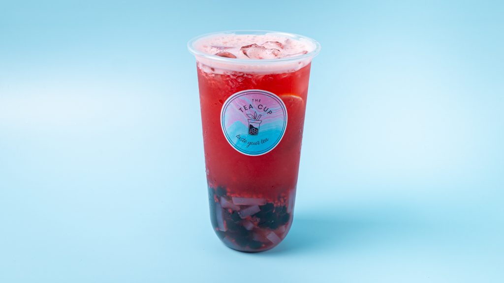 Raspberry Tea mit Himbeeren