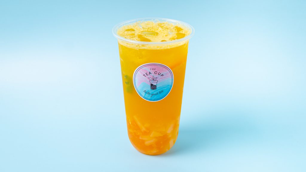 Mango Tea mit Fruchtstücken