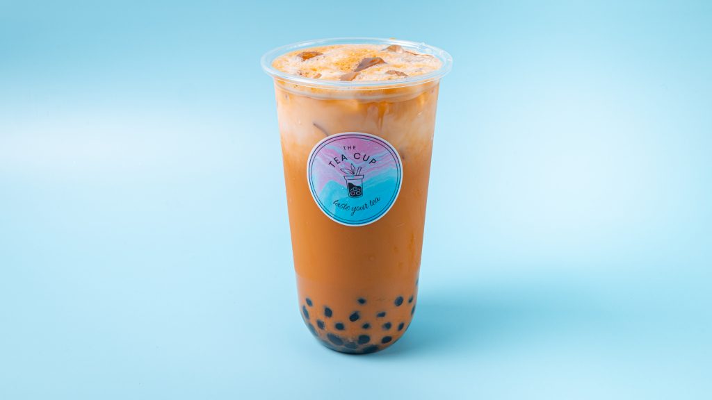 Thai Tea mit Tapioka-Perlen