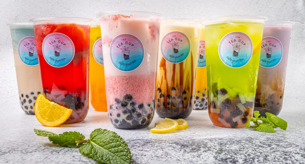 Bubble Tea in Leipzig von The Tea Cup mit Zitrone und Minze